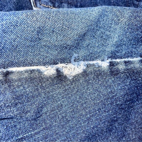 Venezia Jeans Clothing Co 100% Cotton Mom Dark Wash Straight Leg Denim Jeans-22 - Picture 11 of 13